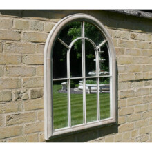 Gothic Arch Mirror Rustic Metal Shabby Chic Wall Vintage Garden Outdoor French Decor