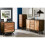 Industrial Bedside Table Vintage Retro Nightstand Rustic Solid Wood Storage Drawer Unit 3
