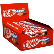 (Pack Of 24) Kit Kat Chunky Bars Full Box Chocolates Collection