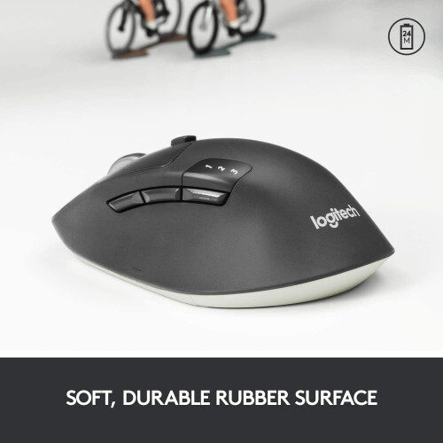 Logitech Logitech M720 Triathlon Bluetooth Optical 1000DPI Right-hand Black mice 1