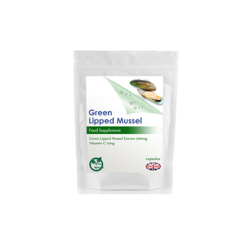 Green Lipped Mussel Extract - 30 Capsules - 500mg, Healthy Joints, UK