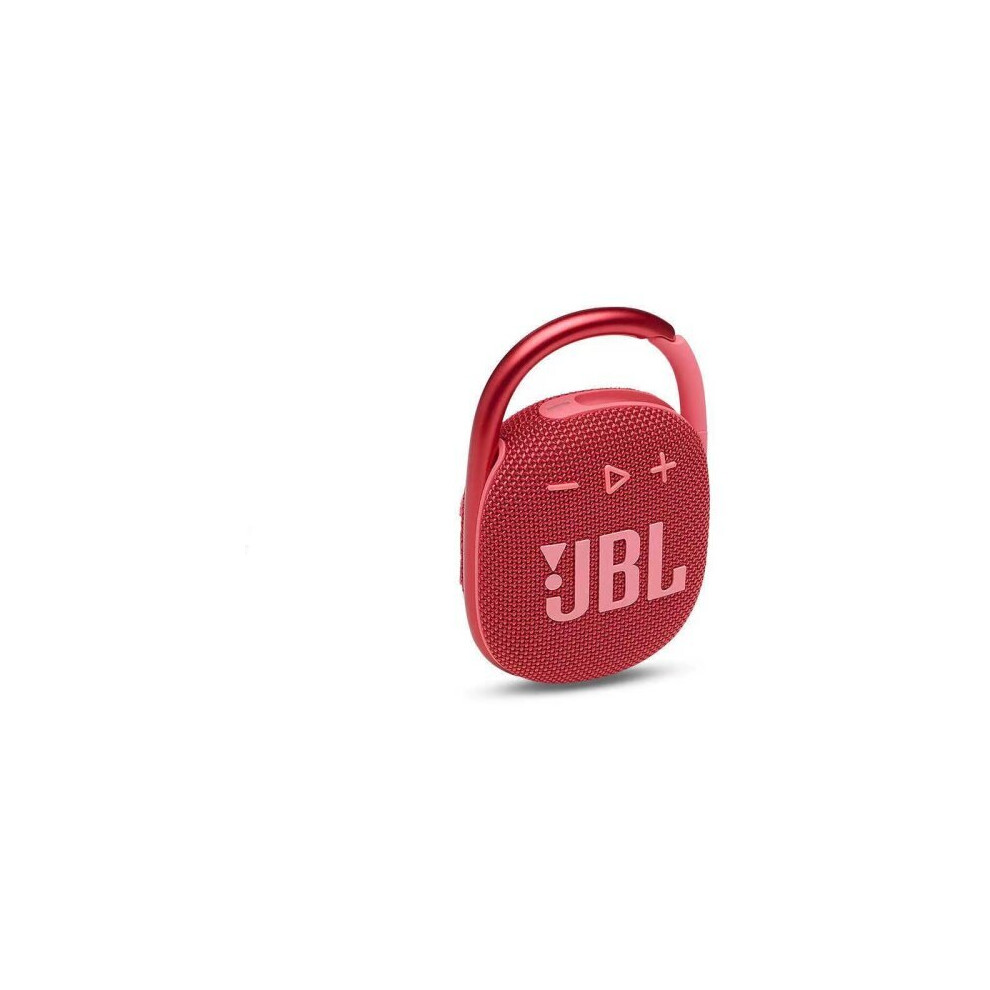 (red) JBL Clip 4 - Portable Mini Bluetooth Speaker, IP67 Waterproof and dustproof