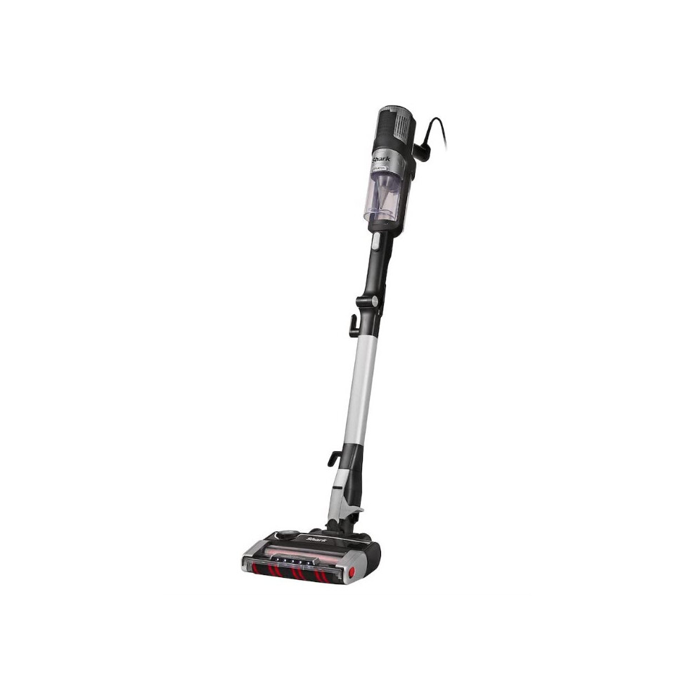 Shark Stratos Corded Stick Vacuum Cleaner [HZ3000UKT] Anti Hair Wrap Plus, Anti-Odour, Pet Pro Model, Black/Chrome