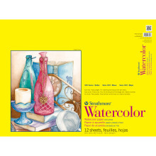 Strathmore 18x24 Watercolor Paper Pad - 12 Sheets, 140 lb Cold Press, Acid-Free, 360118