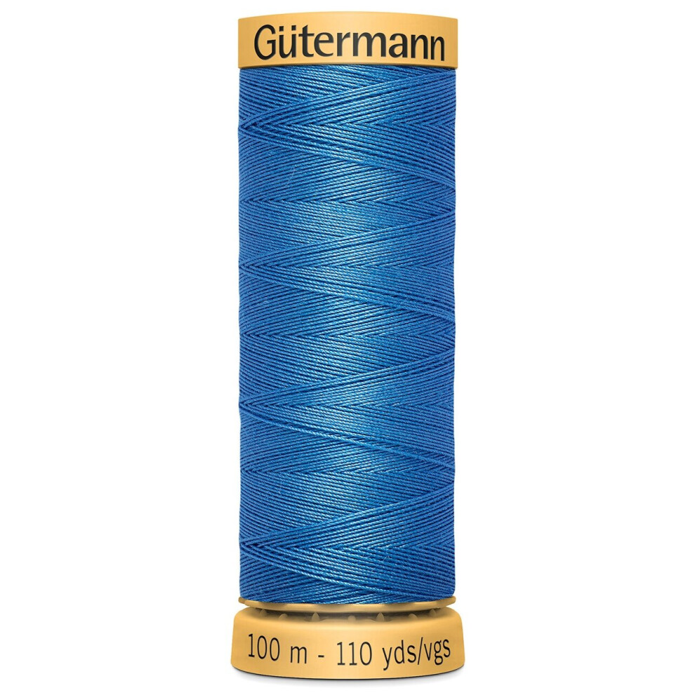 Gutermann Natural Cotton Thread 110yd-Sky Blue 103C-7280