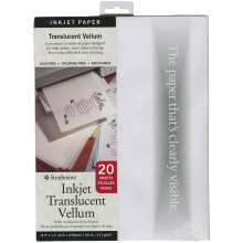 Strathmore Translucent Ink Jet Vellum 8.5"X11" 20/Pkg598030