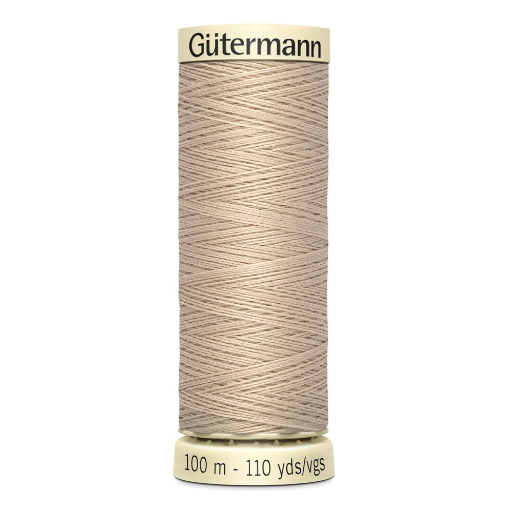 Gutermann Sew-All Thread 110yd-String Beige 100P-505