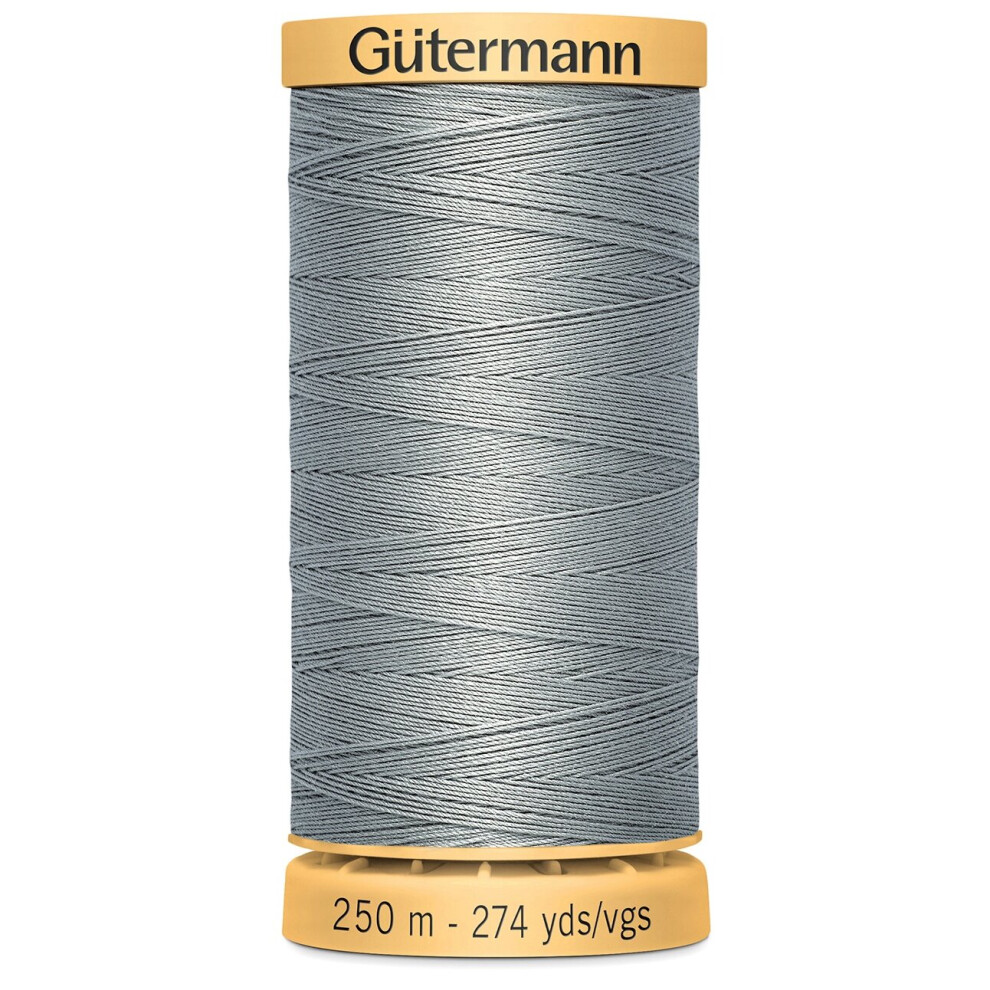 Gutermann Natural Cotton Thread 273yd-Slate 251C-9240