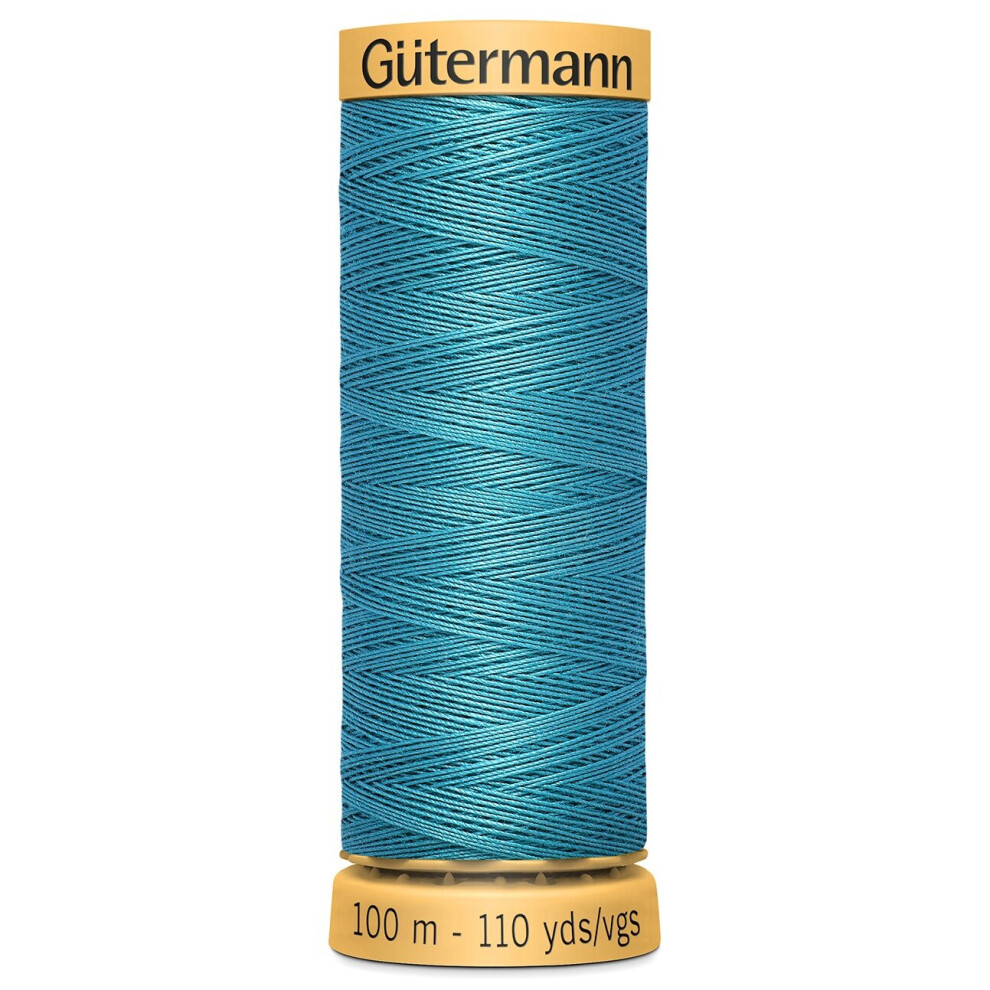 Gutermann Natural Cotton Thread 110yd-Peacock 103C-7534