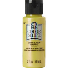 FolkArt Color Shift Acrylverf, Geel Pastel 2 fl oz Premium Metallic Finish Verf, Perfect Voor Makkelijk DIY Kunst