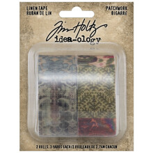 Idea-Ology Linen Tape 1"X3yd 2/Pkg-Patchwork TH94230