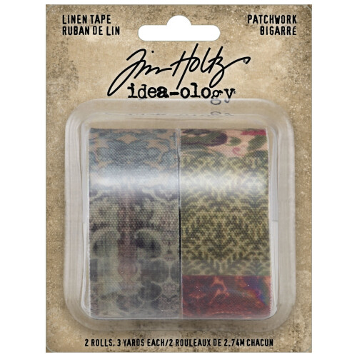 Idea-Ology Linen Tape 1"X3yd 2/Pkg-Patchwork TH94230