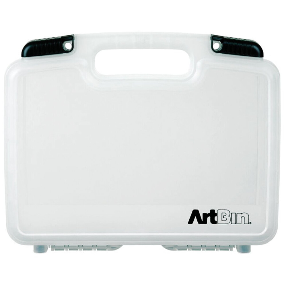 ArtBin Quick View Deep Base Carrying Case-12"X3.25"X9.875" Translucent 6977AB