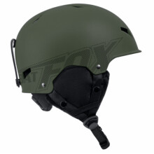 ( Military green, M) ski helmet anti-collision protector for adult outdoor riding