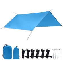 (  200cm) Family Beach Tent Sunshade Lightweight Sun Shade Tent Sandbag anchors
