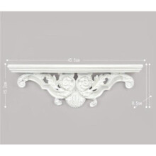 ( Pearl White) Decorative Floating Shelves Storage Bedroom Kitchen Crafts