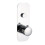 NES Home Modern Shower Thermostatic Concealed Push Button One-Dial One-Way Mixer Valve 1