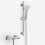 NES Home Senore Complete Shower WC Close Coupled Toilet Basin Flat Pack Vanity Unit Suite 6