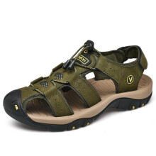 (Green, Tag Size 48=Uk Size 13) Mens Summer Sports Beach Shoes Soft Home Slippers