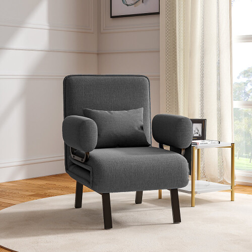 Living And Home Convertible Sofa Bed with Pillow and Pocket