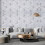Living And Home 3D Hexagonal Modern PVC Wallpaper Home Wall Decoration 2