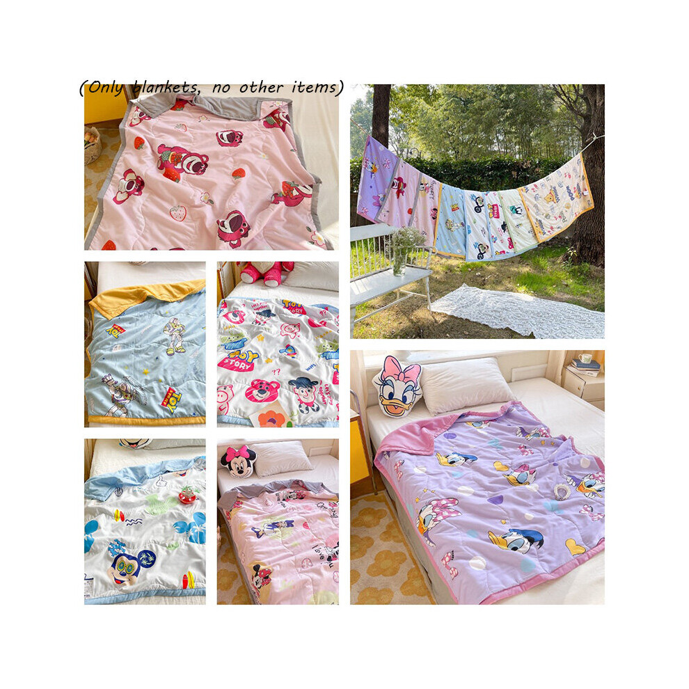 Quilt Kids Summer Toy Story Antibacterial Air Conditioning Blanket Gifts