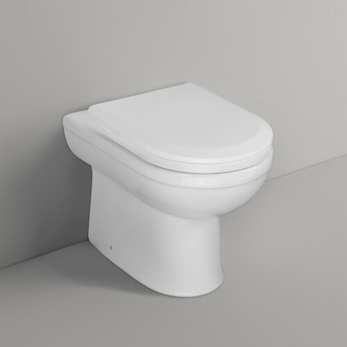 NES Home Melbourne Back To Wall WC Toilet Unit + Soft Close Seat 2