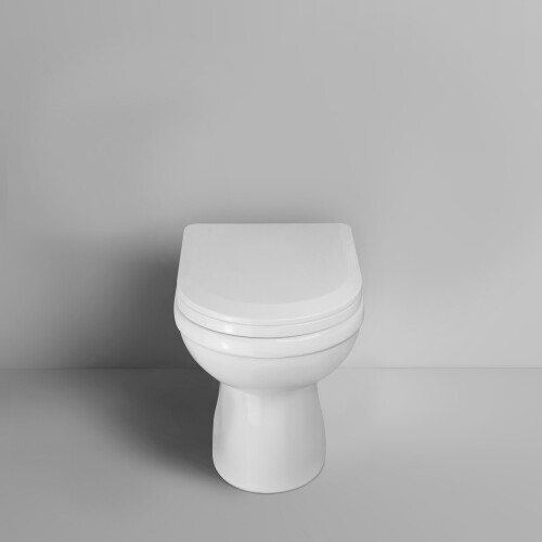 NES Home Melbourne Back To Wall WC Toilet Unit + Soft Close Seat 1