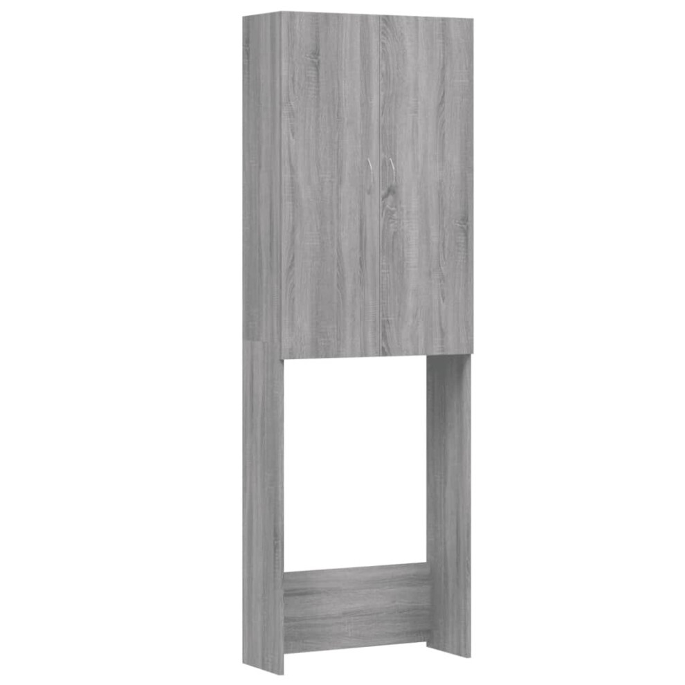 (grey sonoma) vidaXL Washing Machine Cabinet Bathroom Laundry Room Cupboard Storage Rack