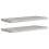 VidaXL vidaXL 2x Floating Wall Shelves Concrete Grey MDF Wall Ledge Hanging Shelf 1