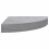 VidaXL vidaXL Wall Corner Shelf Concrete Grey MDF Hanging Wall Display Shelf Rack 1