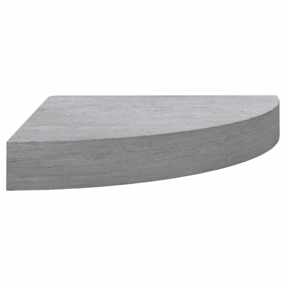 Vidaxl Wall Corner Shelf Concrete Mdf Hanging Wall Display Shelf Rack Grey