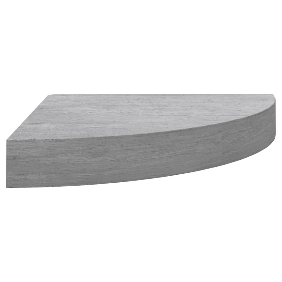 Vidaxl Wall Corner Shelf Concrete Mdf Hanging Wall Display Shelf Rack Grey