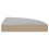 VidaXL vidaXL 2x Wall Corner Shelves Concrete Grey MDF Hanging Wall Display Shelf 5