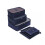 (Navy) 6 Piece Polyester Travel Luggage Organiser Bag Set 1