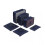 (Navy) 6 Piece Polyester Travel Luggage Organiser Bag Set 2
