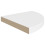 VidaXL vidaXL Schwebendes Eckregal Weiß 35x35x3,8 cm MDF 3