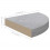 VidaXL vidaXL Wall Corner Shelf Concrete Grey MDF Hanging Wall Display Shelf Rack 5