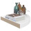 VidaXL vidaXL 4x Floating Corner Shelves - High Gloss White MDF Display Unit, Invisible Mounting, 5 kg each (Code 323909) 7