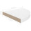VidaXL vidaXL 4x Floating Corner Shelves - High Gloss White MDF Display Unit, Invisible Mounting, 5 kg each (Code 323909) 4