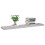 VidaXL vidaXL 4x Floating Wall Shelves Concrete Grey MDF Bookcase Wall Board CD Rack 4