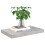 VidaXL vidaXL 4x Floating Wall Shelves Concrete Grey MDF Bookcase Wall Board CD Rack 3