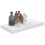 VidaXL vidaXL 2x Floating Wall Shelves High Gloss White 50x23x3.8 cm MDF Bookcase 5