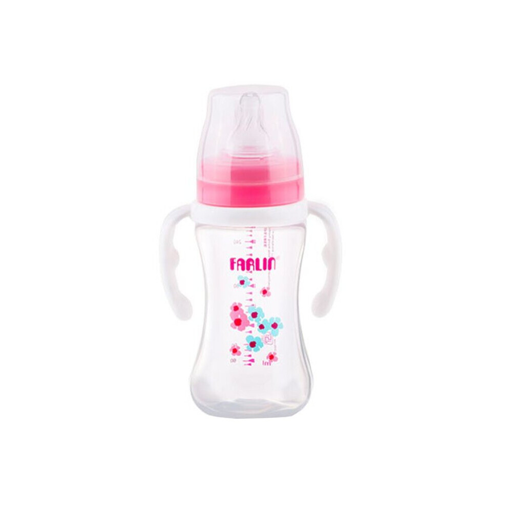 Farlin Seasons Series Wide Neck 270ml PP Feeding Bottle With Handle