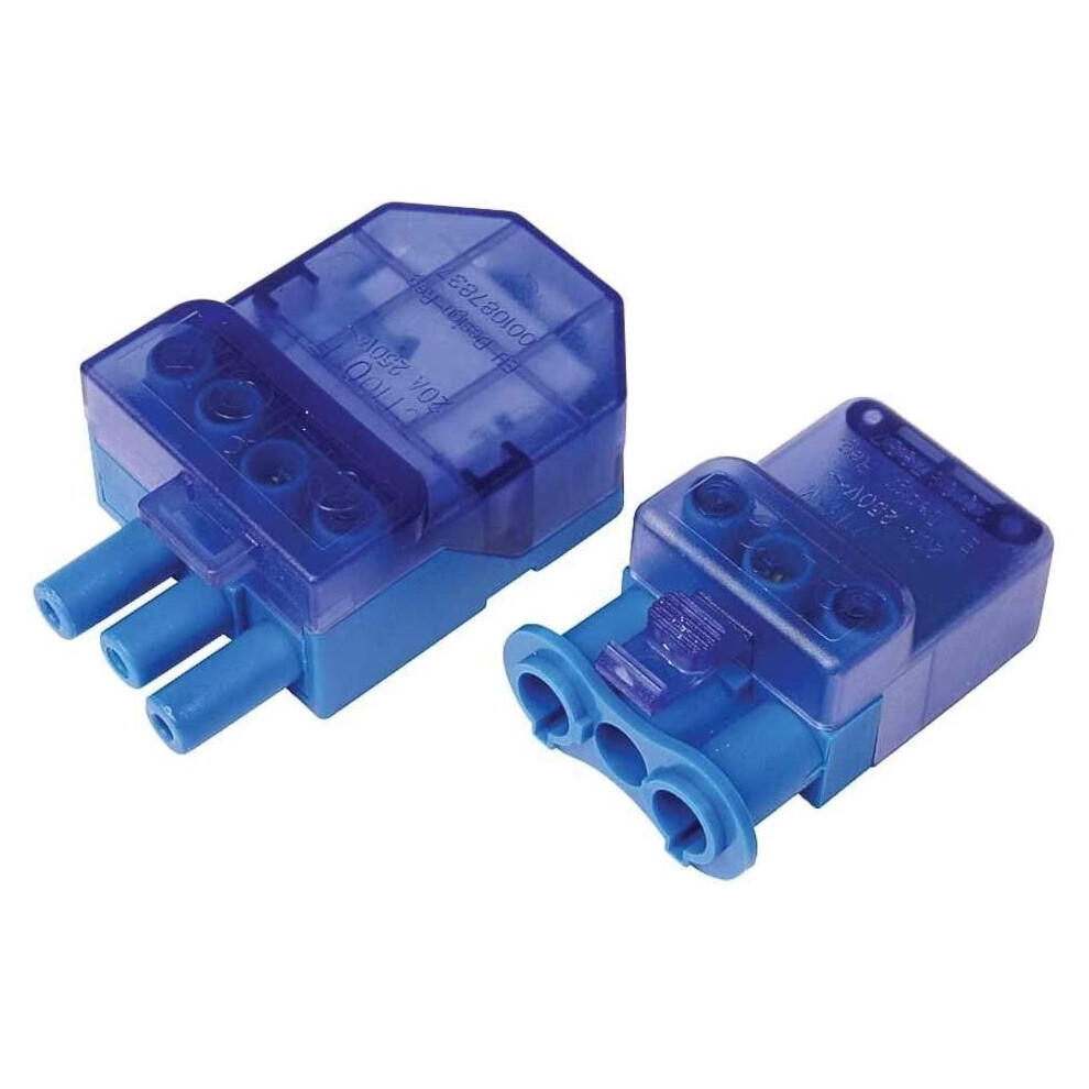 Click Ct101c Flow Pull Apart Junction Box + Plug - 20 Amp 5055287018434