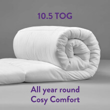 (10.5 Tog, Single) All Seasons Duvet Quilt Tog 4.5 10.5 13.5 15 Tog Anti Allergic Hollow Fiber Duvets &amp; Quilts