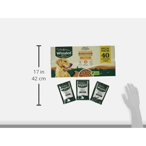 Winalot Dog Food Mixed in Gravy, 40 x 100g on OnBuy