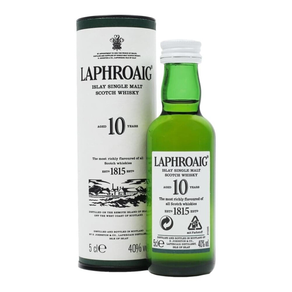 Laphroaig 10 Year Old 5cl Miniature