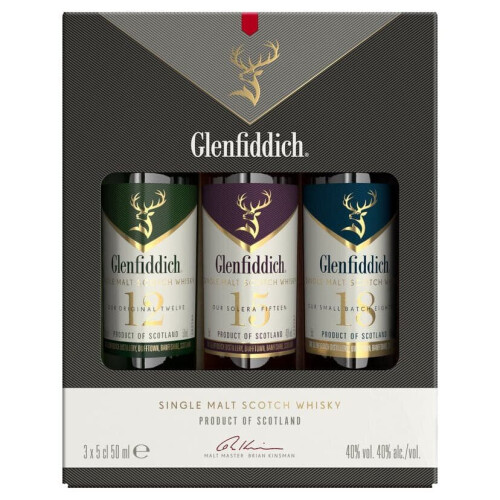 Glenfiddich Glenfiddich Miniature Gift Set 3 x 5cl 2