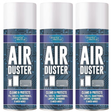3 x 400ML Air Duster Spray Can Clean Protects Laptop & Keybords